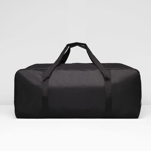 Сумка дорожная на молнии, 2 наружных кармана, чёрная