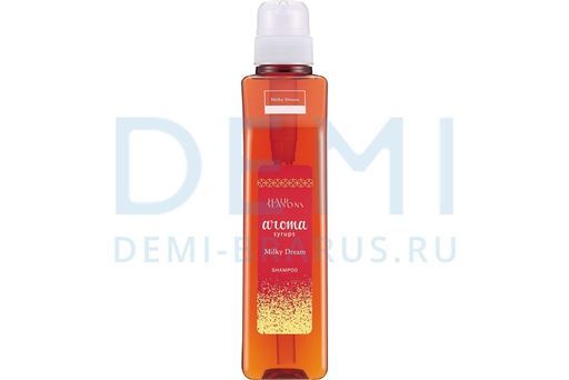 Шампунь освежающий и увлажняющий HAIR SEASONS AROMA SYRUPS MILKY DREAM SHAMPOO (Млечный путь). Ароматическая композиция: освежающий лайм, цветочно-фруктовый аромат