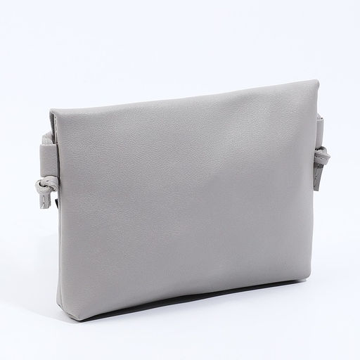 Сумка-мессенджер на клапане, цвет серый - Simaland фото 2