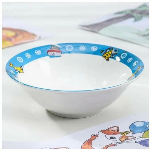 Набор Транспорт 3 предмета (тарелка 19 см, миска 18 см, кружка 240 мл) в под. уп. арт.MFK04001 /МФК/  фото 5