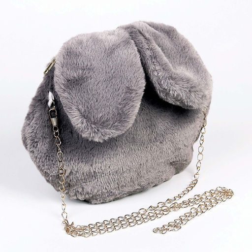 Сумка детская Зайчик, 20?20 см, серая