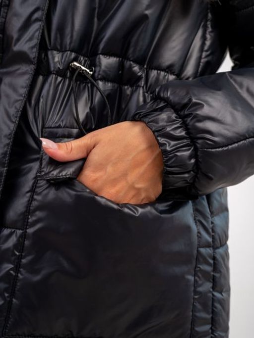 Куртка зимняя черная - Yollochka фото 9