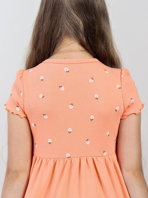 CRB wear / CWKG 63931-47 Платье для девочки,персиковый  фото 5