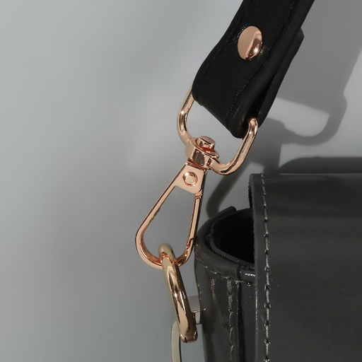 Ручка для сумки, с карабинами, 60 1 см 2 см, цвет чёрный - Арт узор фото 5