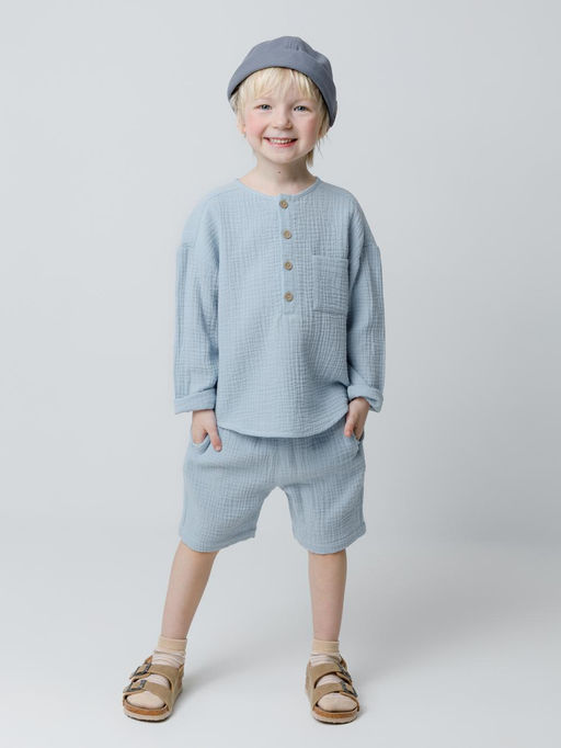 ТК 40044/нежно-голубой шорты дет