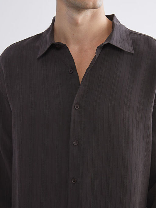 Regular Fit Uzun Kollu Arm?rl? Erkek G?mlek