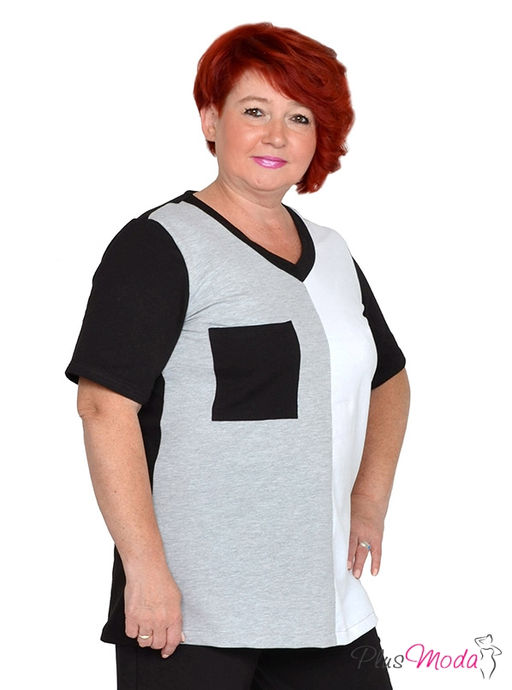 Туника Модель №1666 размеры 44-84 - Plusmoda фото 3