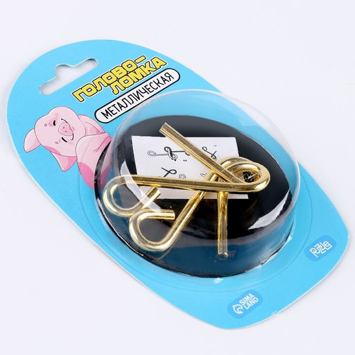 Головоломка металлическая «Прокачаем способности на максимум? Вместе с Пиглз», на блистере