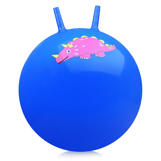 Мяч с рожками 65см "Дино" (цвет в ассортименте)