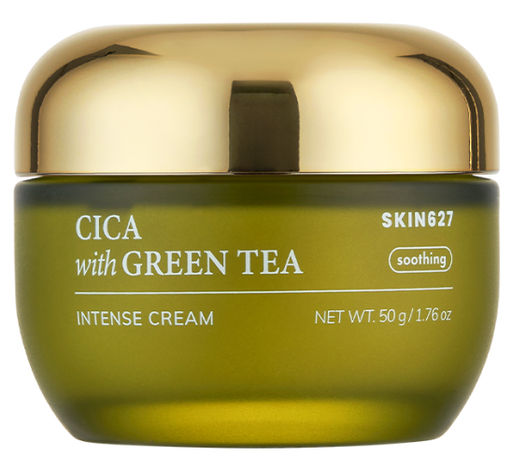 SKIN627 Крем для лица с центеллой и зеленым чаем CICA with Green Tea Intense Cream (50 мл)