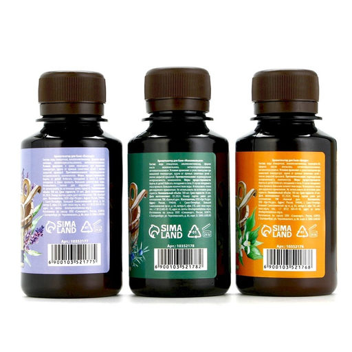 Ароматизаторы для бани «С праздником», 3×100 мл, Банный дух