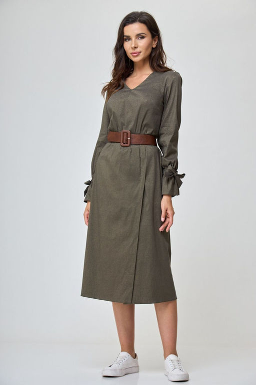 Платье ANELLI 1164 зелень  фото 2