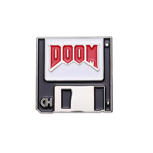 Металлический значок Дискета Doom - Krumpy фото 3