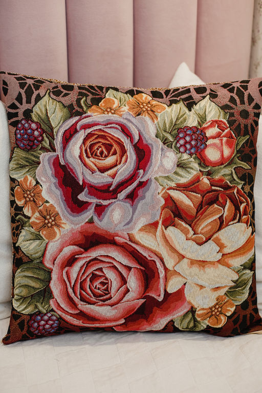 Наволочка декоративная 50х50 Розы