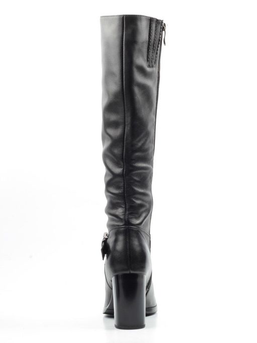 02-Z383-15602-2BM BLACK Сапоги женские (натуральная кожа, натуральный мех (еврозима)) - Фабричный китай фото 11
