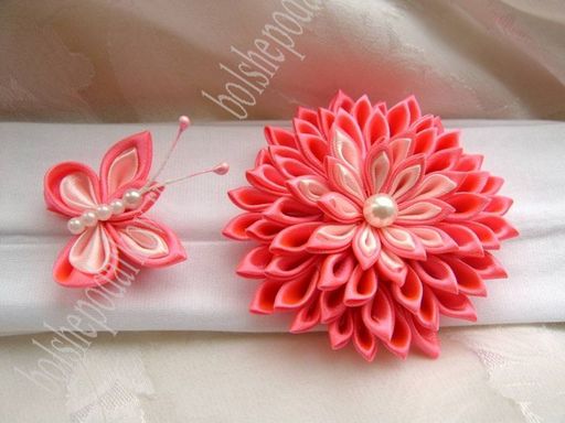 Лента атласная 5 см*25 ярд (SF-1355) оранжевый №144 - No name фото 2