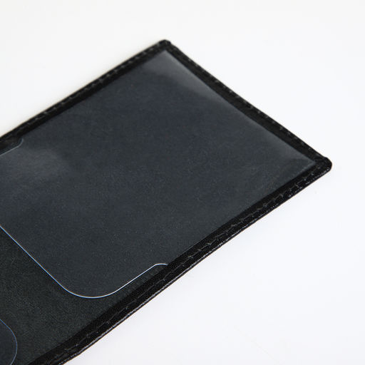 Обложка для удостоверения «Ветеран боевых действий», чёрная