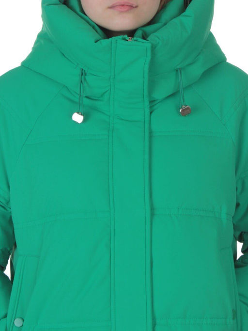 H24-620 GREEN Куртка зимняя женская (200 гр. холлофайбер)