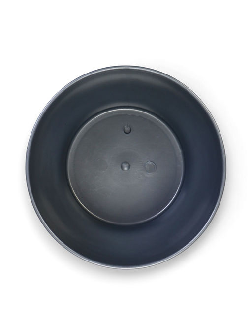 Цена за 3 шт. Горшок для цветов «Фиалочка», 800 мл, d=14 см, h=8 см, пластиковый, серый