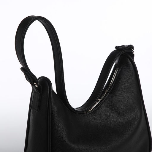 Сумка женская TEXTURA, багет, маленький размер, цвет чёрный  фото 4