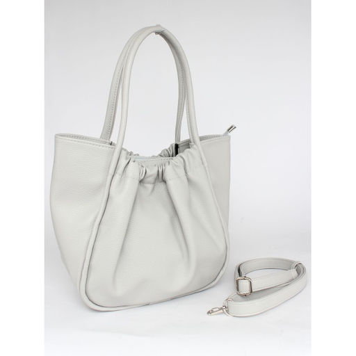 Сумка женская искусственная кожа ADEL-285, 3отд.2внут.карм. плечевой ремень, серый св флотер 259823