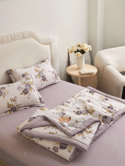 Одеяло MENCY Двухстороннее с простыней на резинке и наволочками ODMENDR007  фото 8