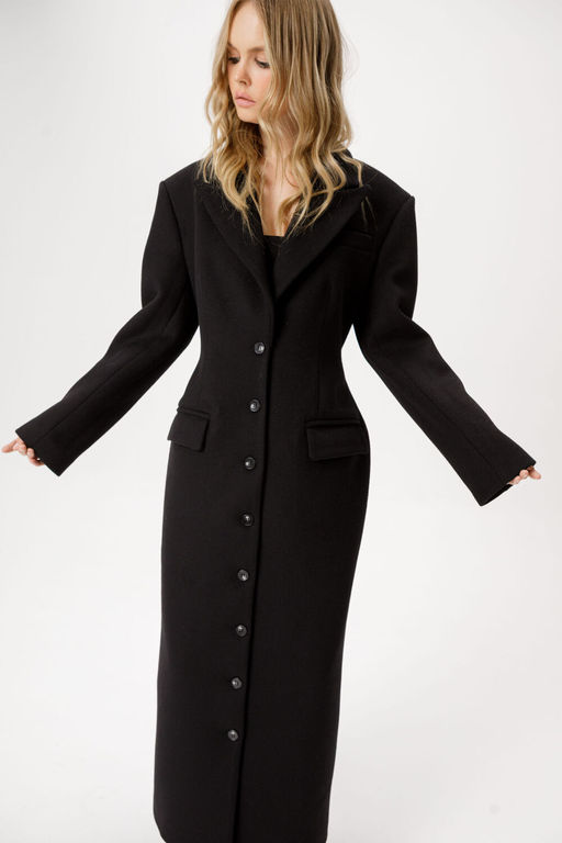 Пальто Pirs 6414-Р черный  фото 6