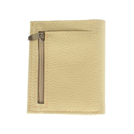 Портмоне женское Croco-ПР-905 натуральная кожа 2 отд, 8 карм, бежевый флотер (28) 264298 фото 2