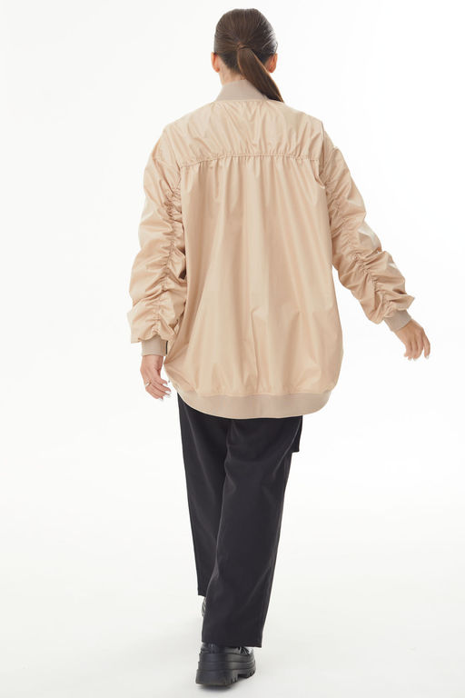 Бомбер AURA 7027-176 бежевый  фото 2