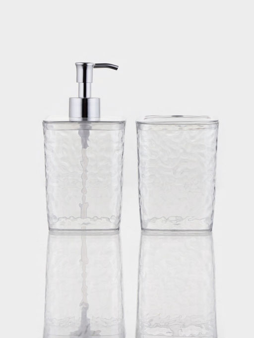 Набор для ванной 2 предмета (дозатор, стакан)