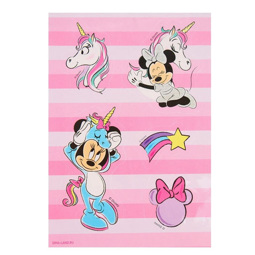 Набор для творчества, 150 предметов, Минни Маус и единорог - Disney фото 8