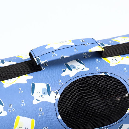 Сумка-переноска каркасная Щенки, размер S, 37,5 х 17 х 22 см - Пижон фото 8