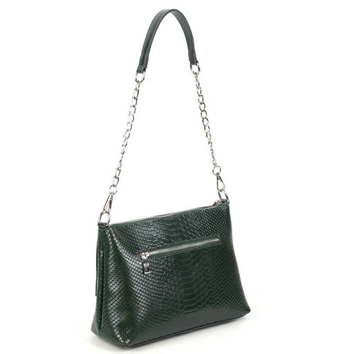 Женская кожаная сумка через плечо под змею 0173-6 - Cidirro фото 3