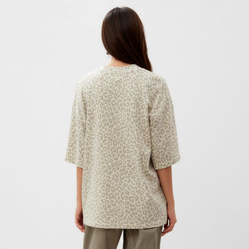 Футболка женская MIST: Leo, размер 50, бежевая