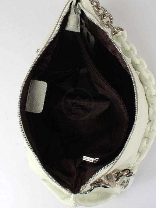 Сумка женская натуральная кожа JRP-8917-9, 1отд+карм/перег, плечевой ремень, белый SALE 259894 - Adelia фото 3