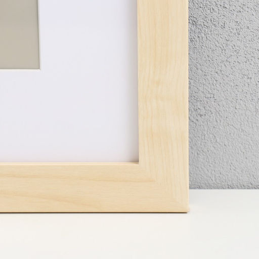 Фоторамка для фото 40×50 см Ellis, МДФ, с паспарту, натуральный, (пластиковый экран)