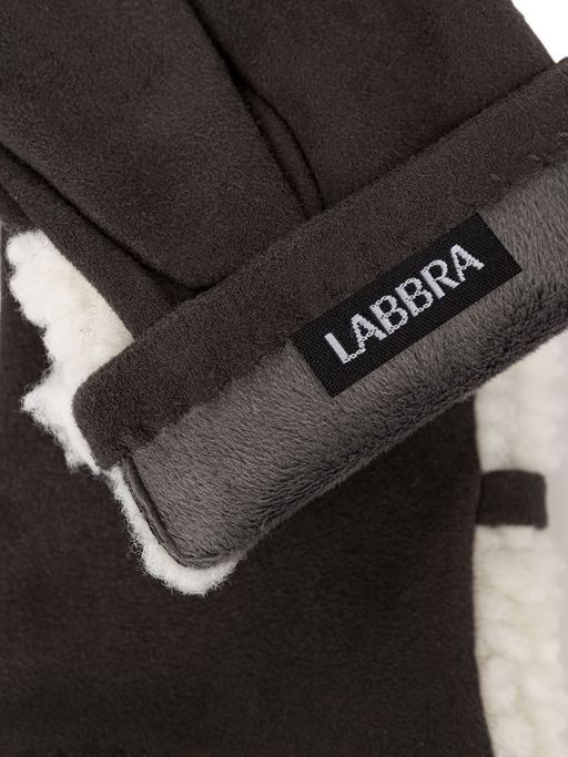 Перчатки жен флис LB-CP-144 grey