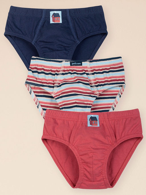 PELICAN, трусы для мальчиков, Бордовый/красный/темно-синий