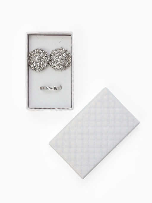 Набор коробочек подарочных 6 шт. под набор «Стёганая», 5×8, белый