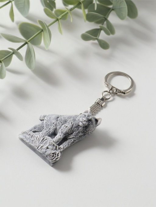 Брелок "Рысь" (барельеф), 4,8см