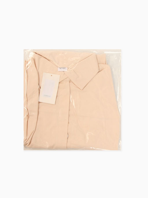 Рубашка женская с рукавами фонариками MINAKU: Casual Collection, размер 44, цвет молочный