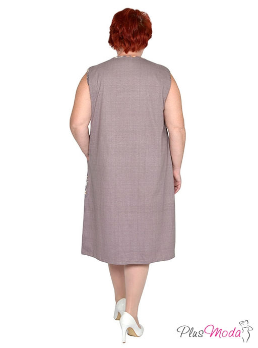Халат Модель №1507 размеры 44-84 - Plusmoda фото 4