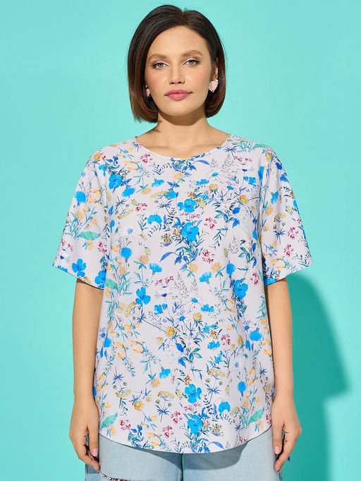 Блузка 0220-1а черный каменный - Aquarell фото 38