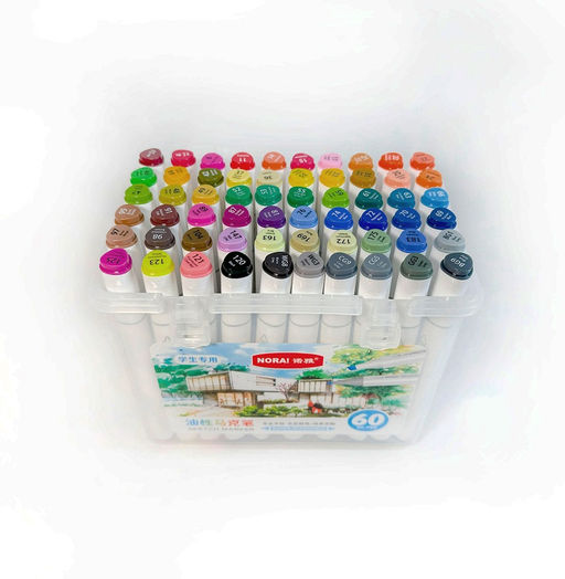 Скетч Маркеры цветные. 60 цветов