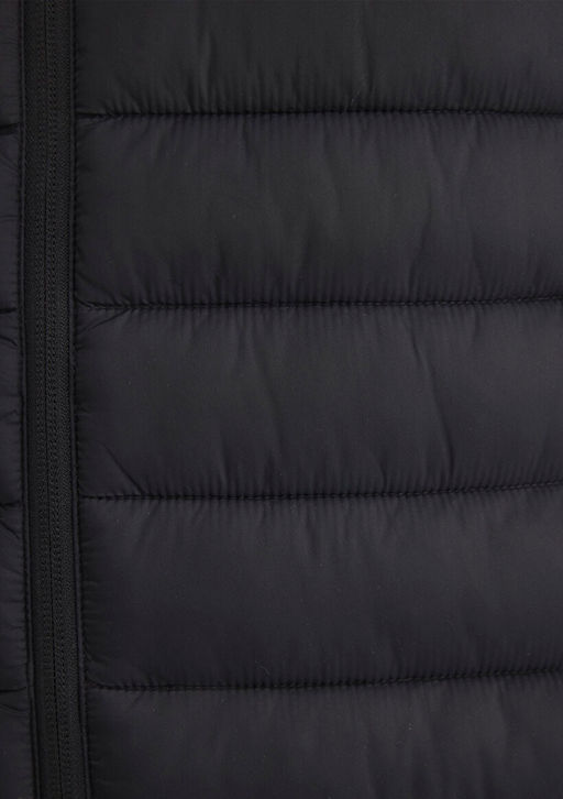 Dik Yaka Siyah Sisme Mont - Mavi фото 8