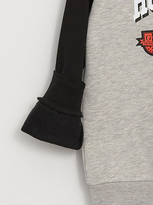 Harry Potter Bask?l? Uzun Kollu Erkek ?ocuk Hoodie - Waikiki фото 3