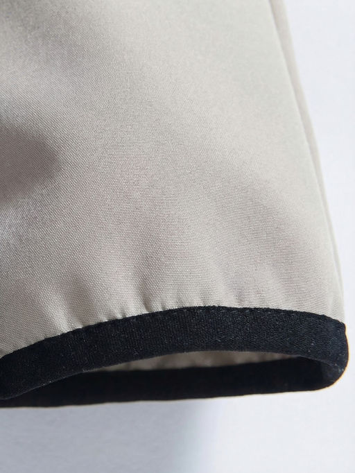 Куртка женская гибридная стёганая с капюшоном с графеновой подкладкой серого цвета 9630_1Sr