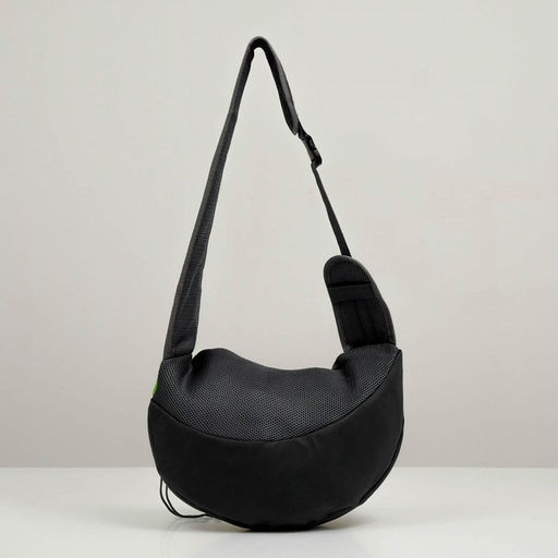 Сумка-переноска Слинг для животных, 42 х 25 см, зеленая - Пижон фото 2