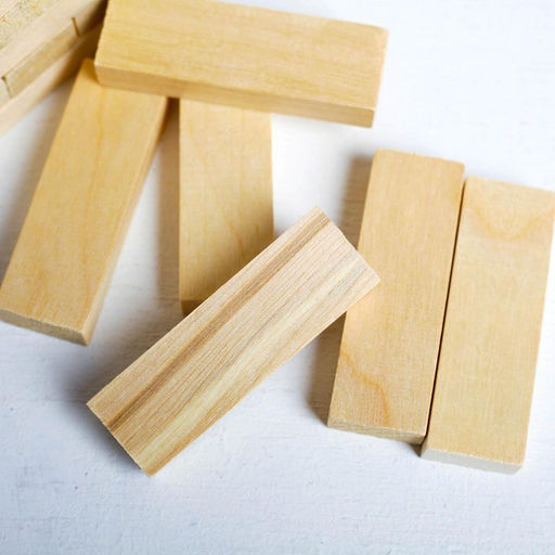 Падающая башня «Берёзка», 54 бруска, 18.5×6.5 см