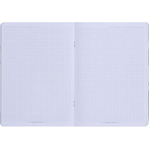 Тетрадь общая, BS, 150х210мм, 48л., клетка, скрепка. Flora, черный N4138